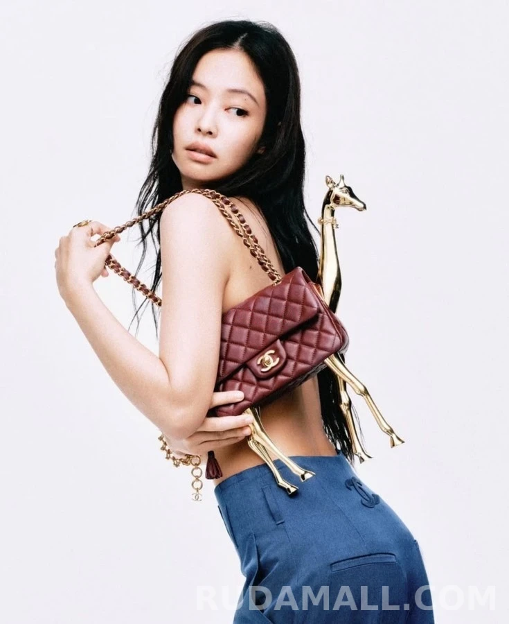 샤넬 샤넬 더블 C 로고 플리츠 와이드 팬츠 상세 이미지