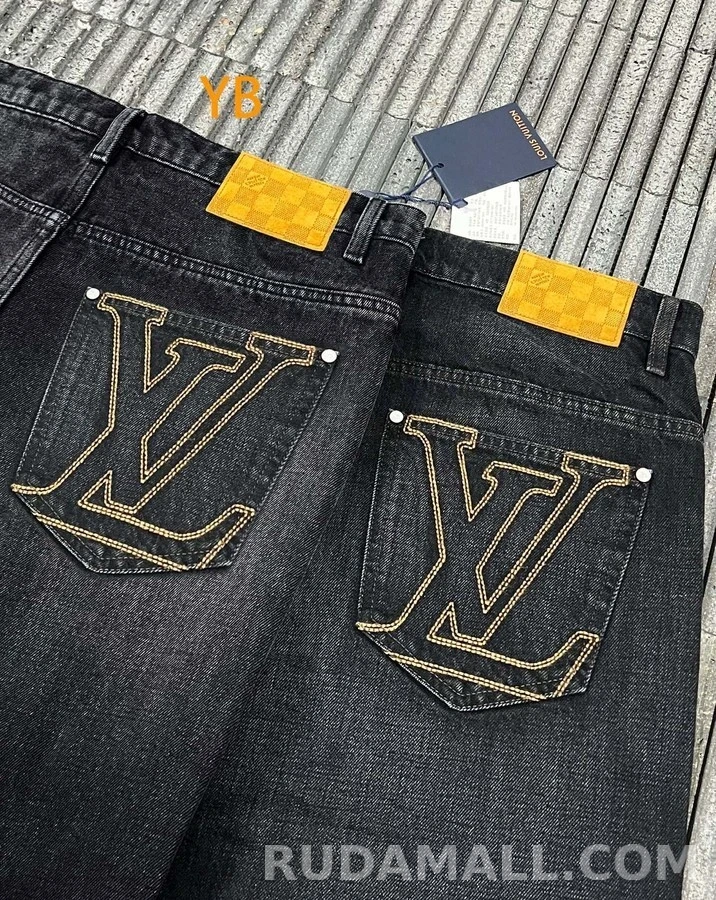 루이비통 루이비통 로고 데님 팬츠 상세 이미지