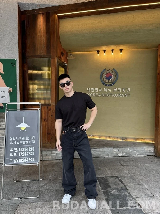 루이비통 루이비통 로고 데님 팬츠 상세 이미지