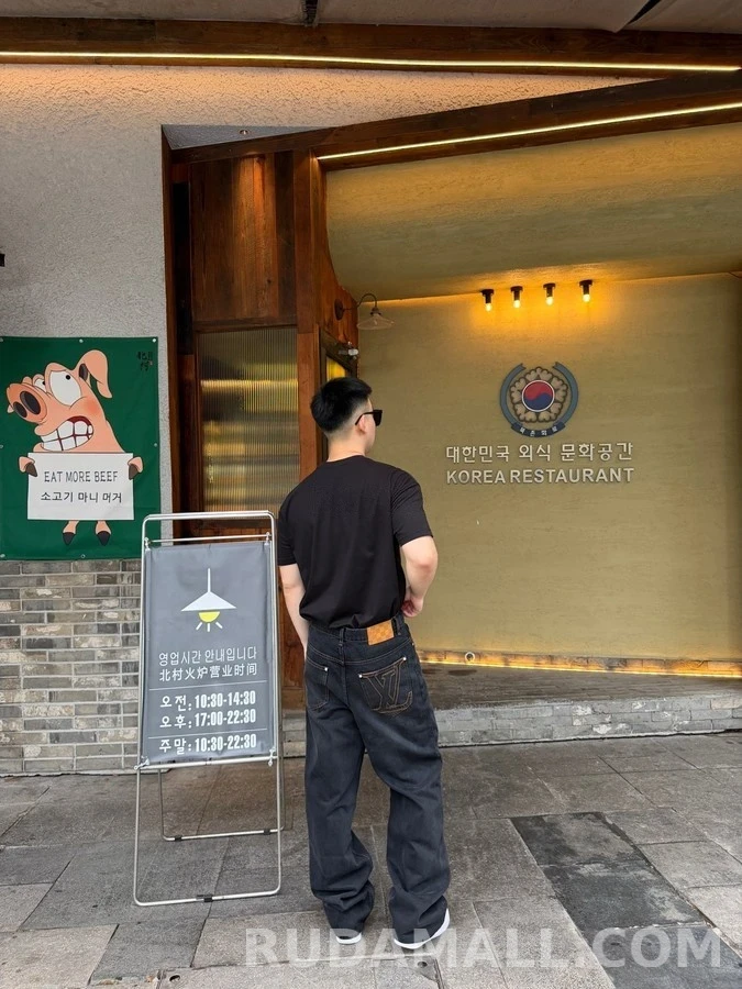 루이비통 루이비통 로고 데님 팬츠 상세 이미지