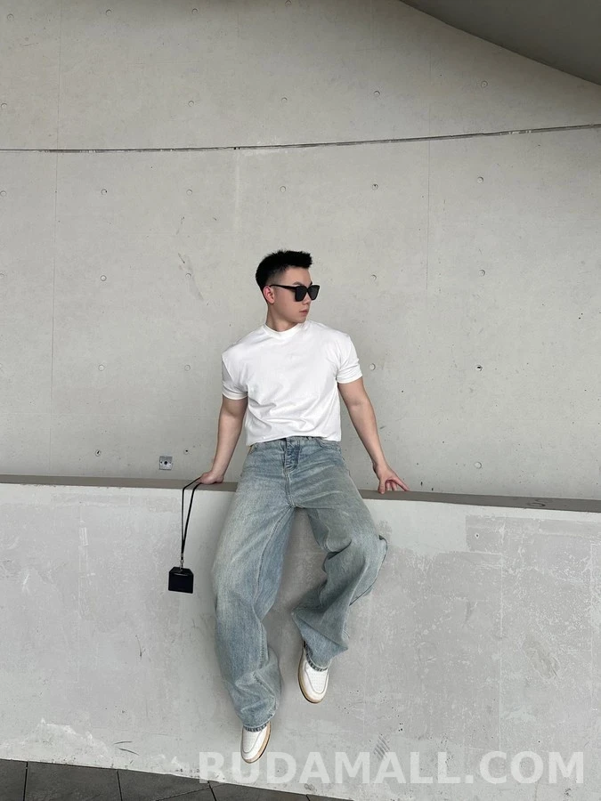 루이비통 루이비통 워싱 와이드 데님 팬츠 상세 이미지