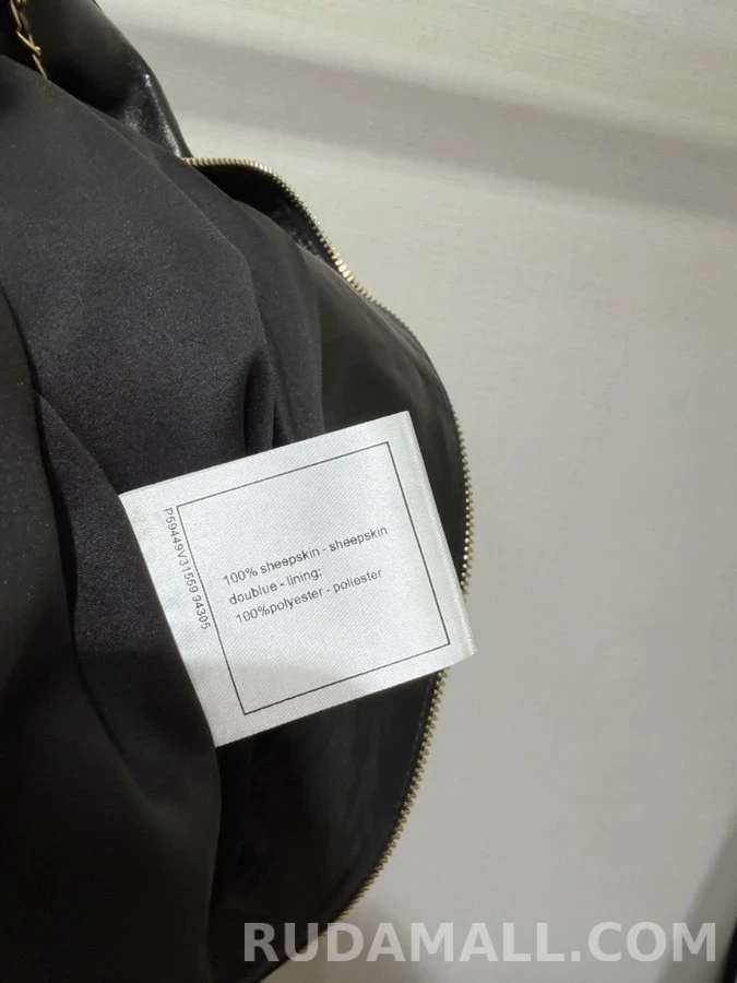 샤넬 샤넬 체인 장식 레더 맥시 스커트 상세 이미지