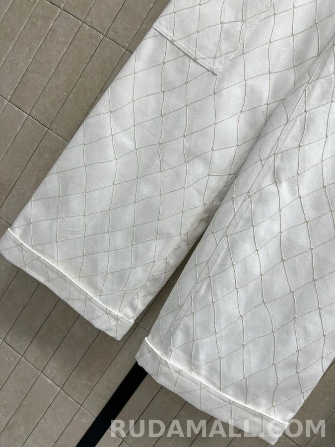 샤넬 샤넬 퀼팅 와이드핏 카고 팬츠 상세 이미지