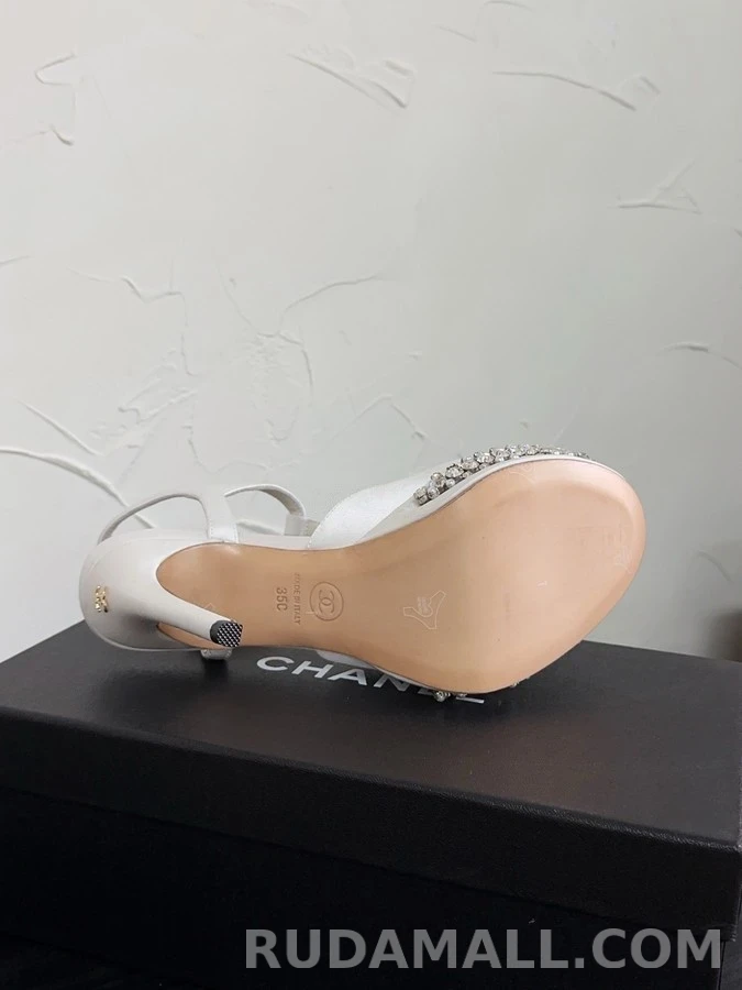 샤넬 샤넬 투톤 T스트랩 플랫폼 힐 상세 이미지
