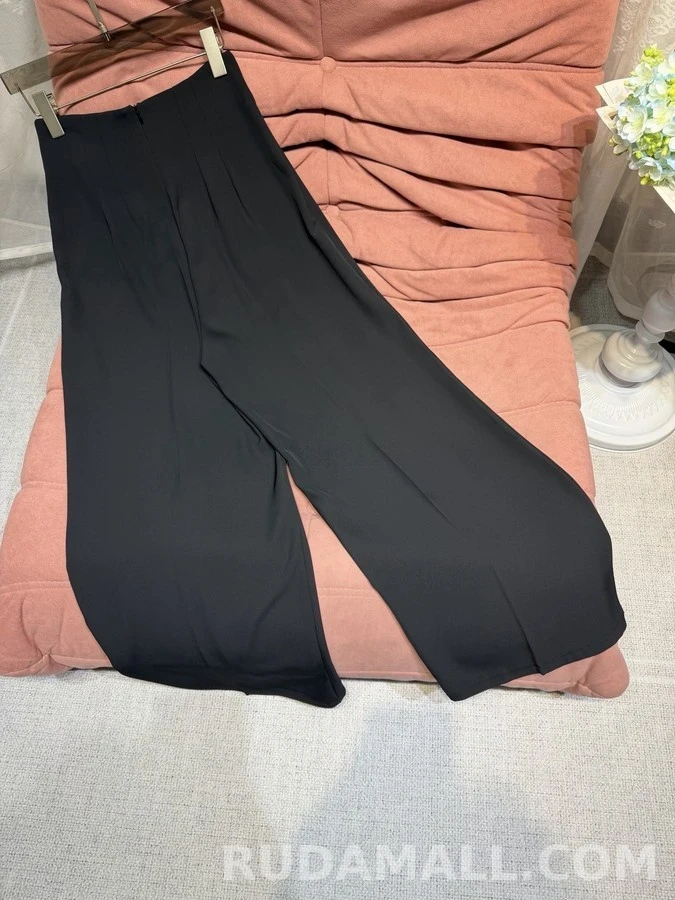 발렌티노 발렌티노 V 와이드 플리츠 팬츠 상세 이미지