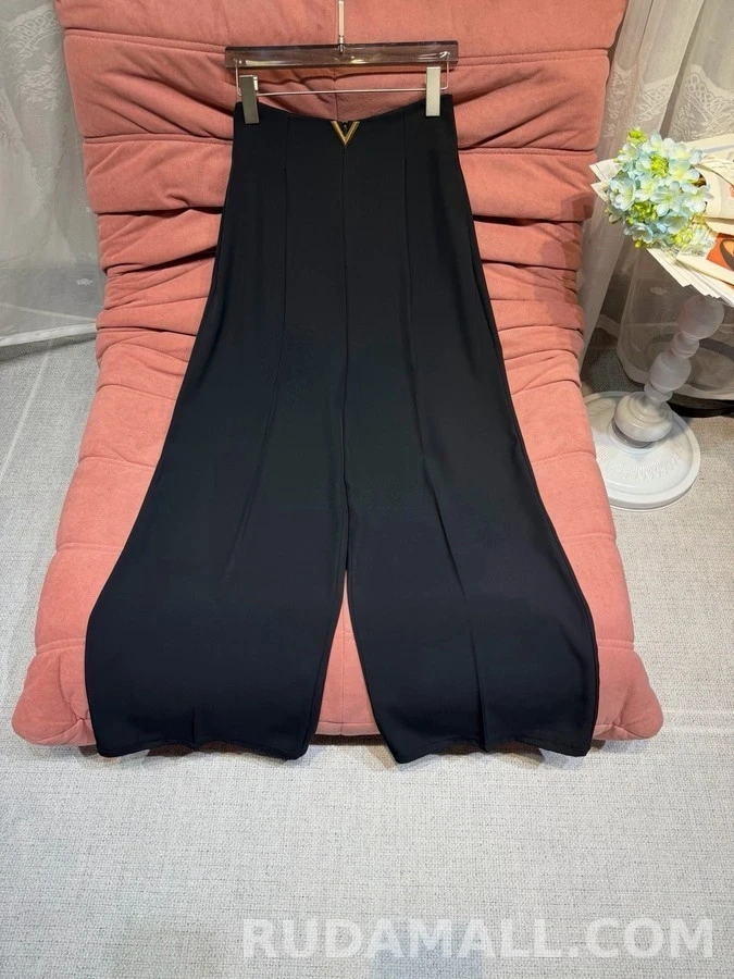 발렌티노 발렌티노 V 와이드 플리츠 팬츠 상세 이미지
