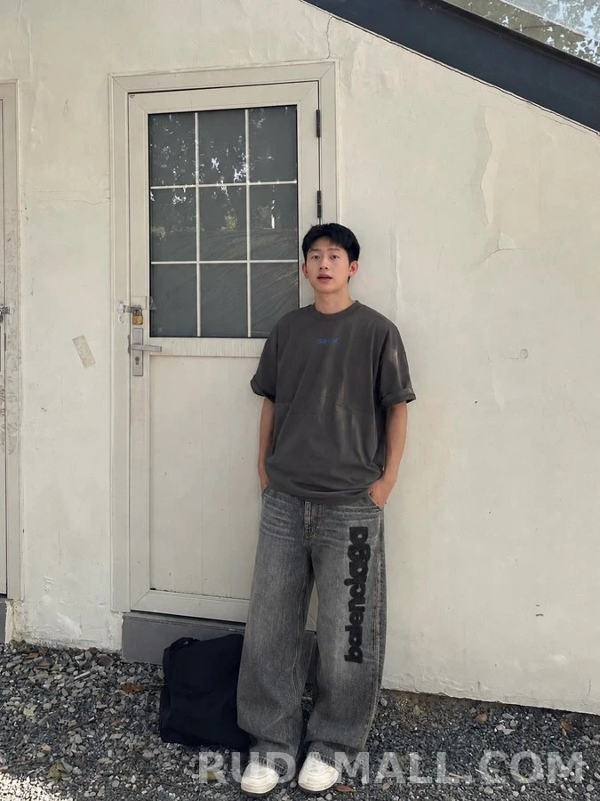발렌시아가 발렌시아가 레터링 데님 팬츠 상세 이미지