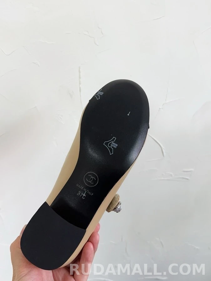 샤넬 샤넬 투톤 크리스탈 메리제인 슈즈 상세 이미지