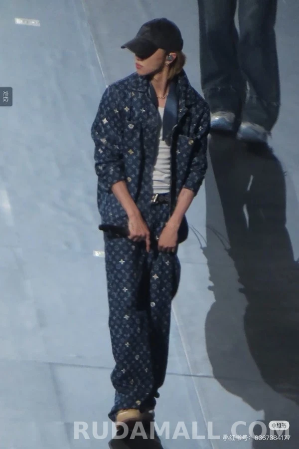 루이비통 루이비통 모노그램 데이지 자수 데님 팬츠 상세 이미지
