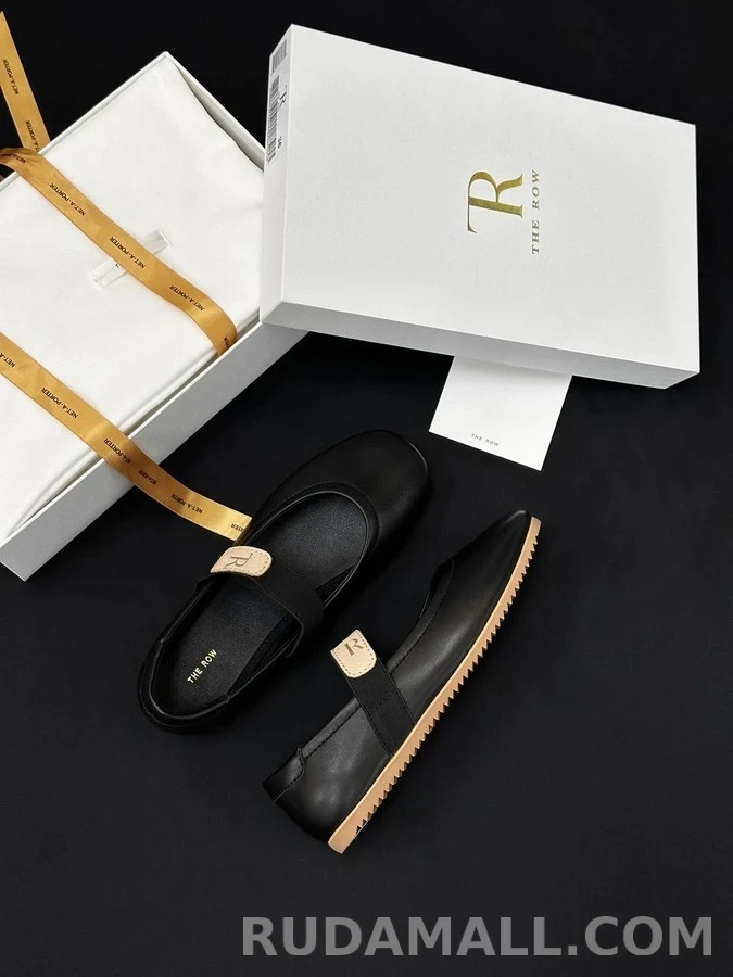 더로우 더로우 라운드 메리제인 플랫 슈즈 상세 이미지