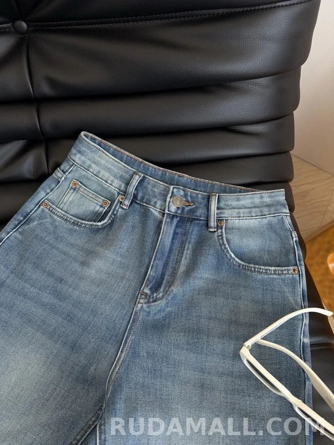 발렌티노 발렌티노 더블 V 로고 데님 팬츠 상세 이미지