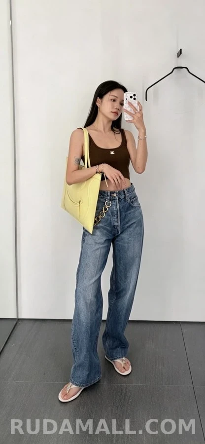 셀린느 셀린느 트리옹프 체인 데님 팬츠 상세 이미지
