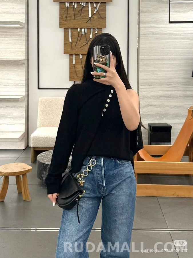 셀린느 셀린느 트리옹프 체인 데님 팬츠 상세 이미지