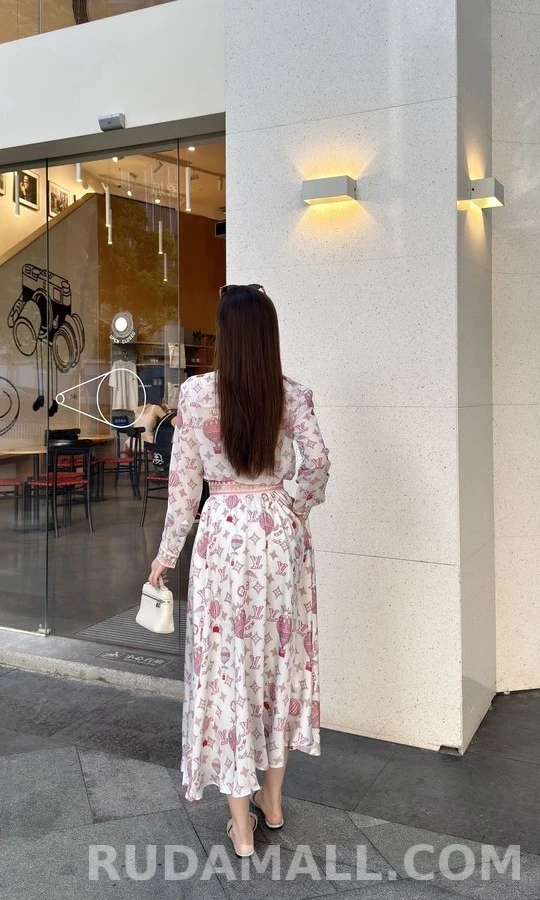 루이비통 루이비통 모노그램 열기구 프린트 스커트 상세 이미지