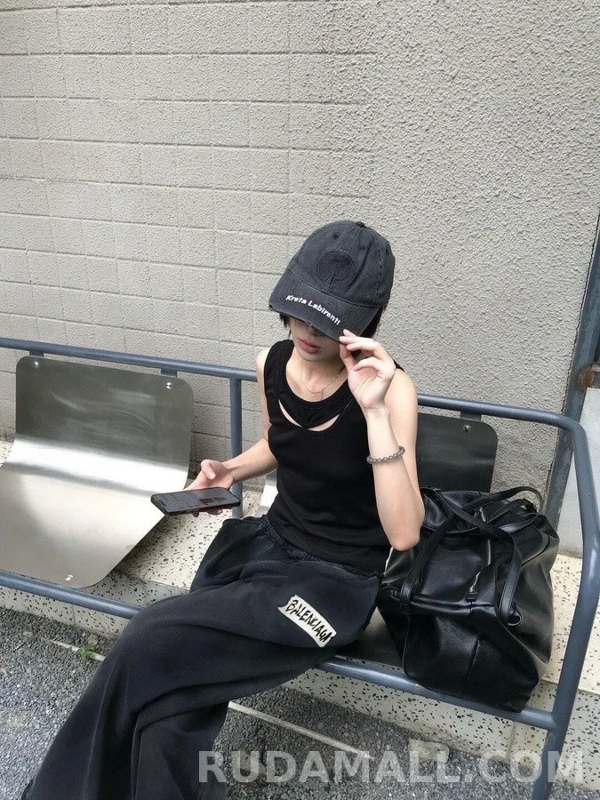 발렌시아가 발렌시아가 빈티지 레터링 스웨트 팬츠 상세 이미지