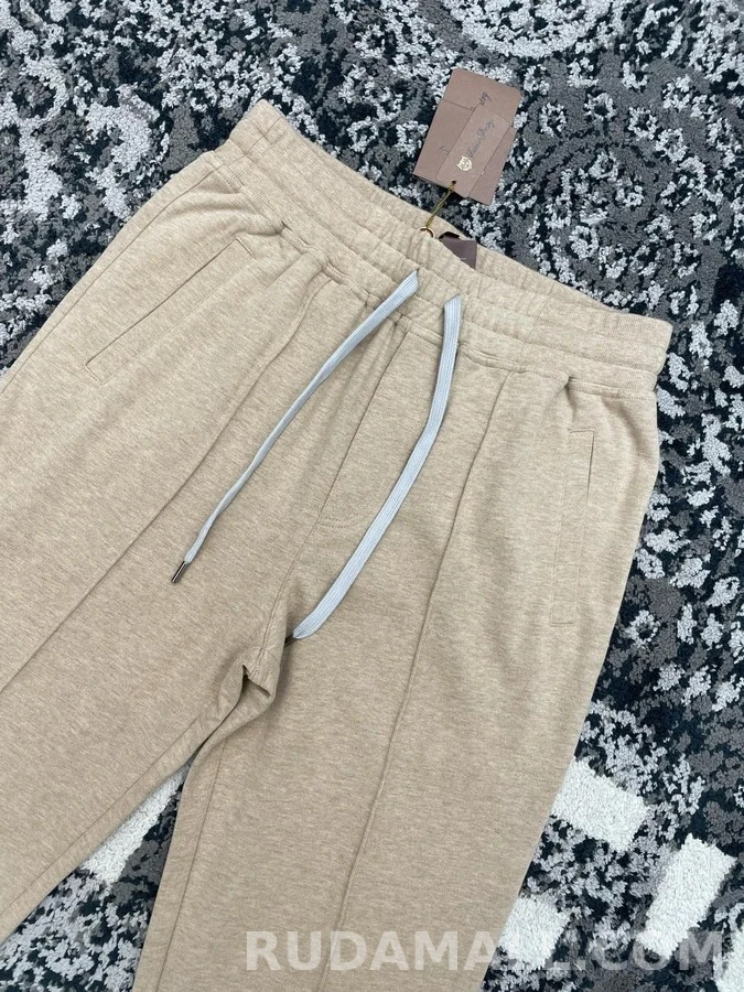브루넬로 쿠치넬리 브루넬로 쿠치넬리 드로스트링 핀턱 팬츠 상세 이미지