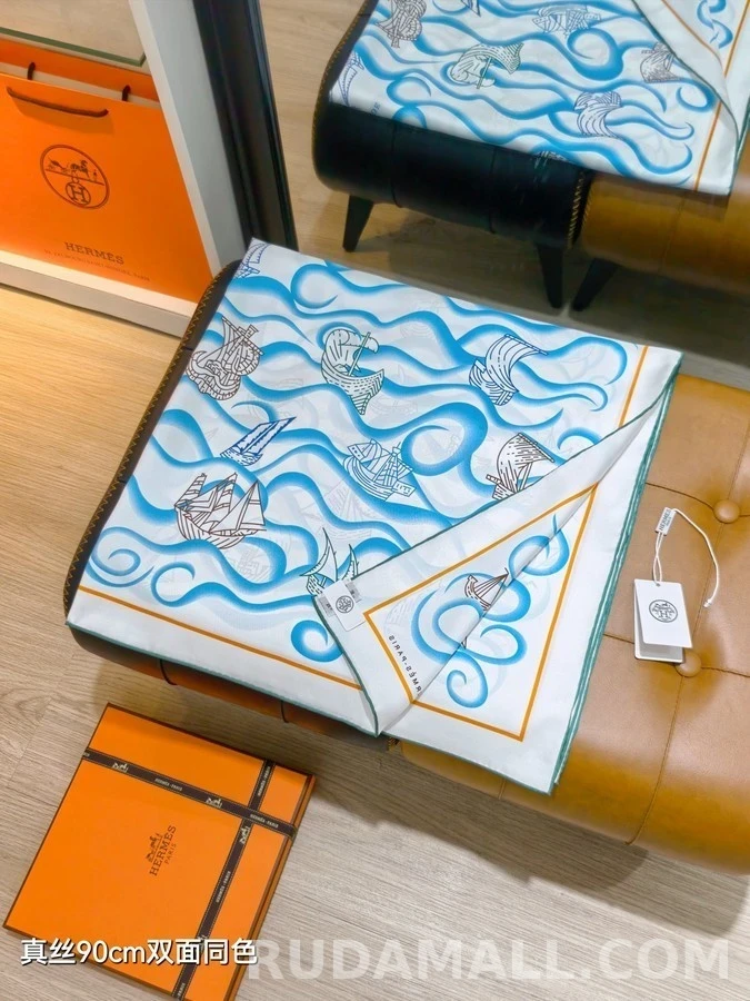 에르메스 에르메스 L'APPEL DU LARGE 스카프 상세 이미지