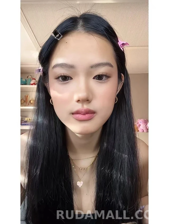 디올 디올 에나멜 하트 목걸이 상세 이미지