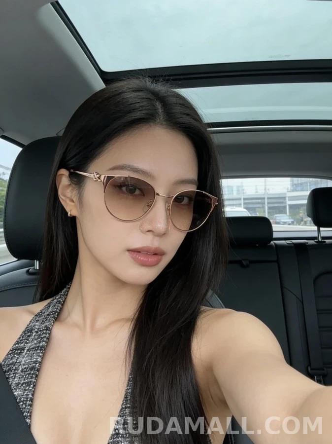 까르띠에 까르띠에 메탈 라운드 선글라스 상세 이미지