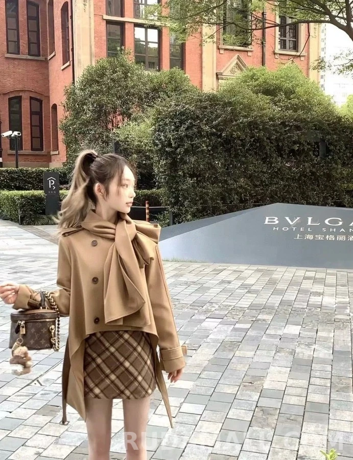 버버리 버버리 체크 A라인 미니 스커트 상세 이미지