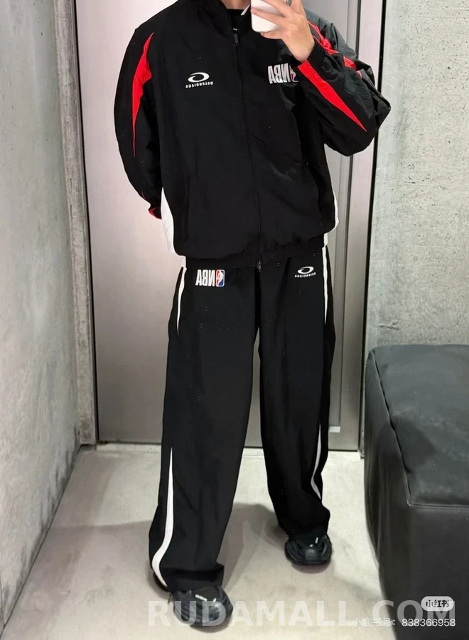 발렌시아가 발렌시아가 NBA 로고 트레이닝 팬츠 상세 이미지