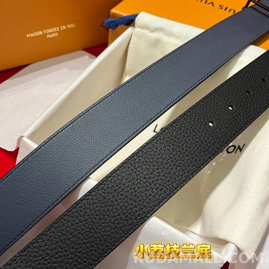 루이비통 루이비통 4.0cm 로고 가죽 벨트 상세 이미지