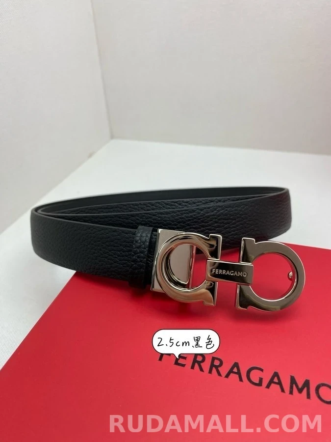 페라가모 페라가모 Gancini 가죽 벨트 상세 이미지