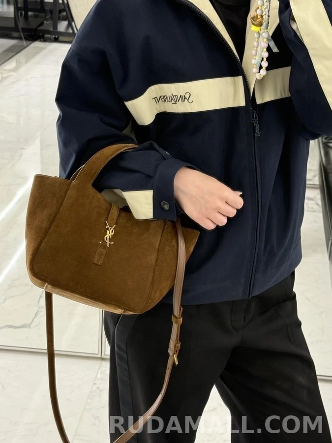 생로랑 세인트로랑 배색 레터링 집업 자켓 상세 이미지
