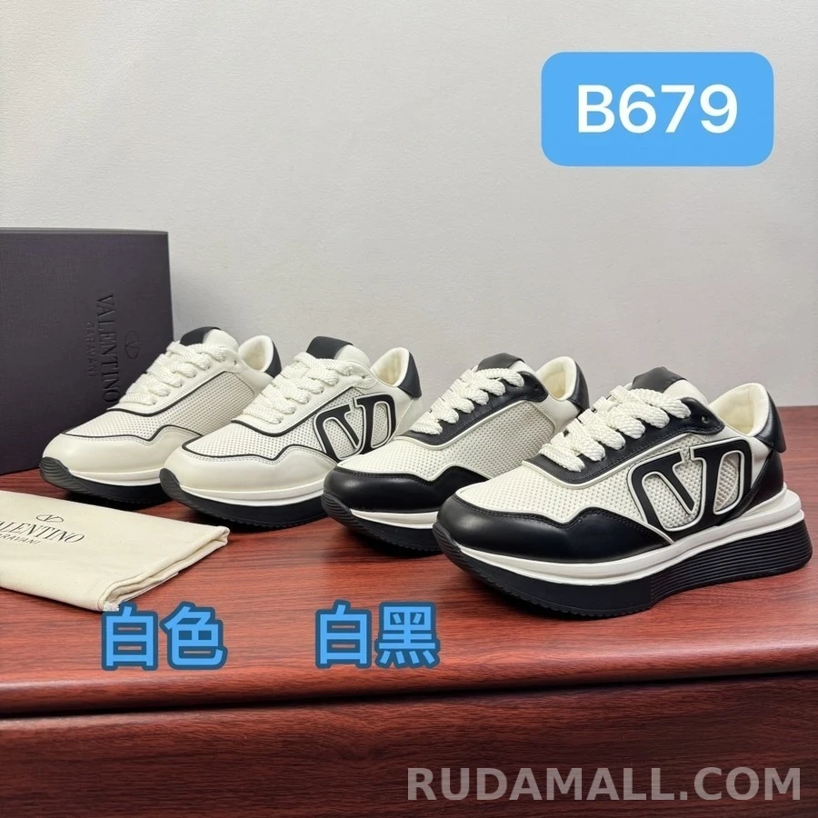 발렌티노 발렌티노 VLTN 레더 메쉬 청키 스니커즈 상세 이미지