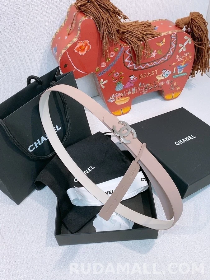 샤넬 샤넬 더블 C 로고 슬림 벨트 상세 이미지
