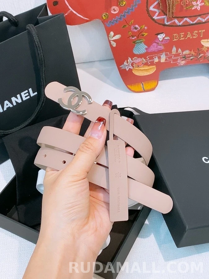 샤넬 샤넬 더블 C 로고 슬림 벨트 상세 이미지