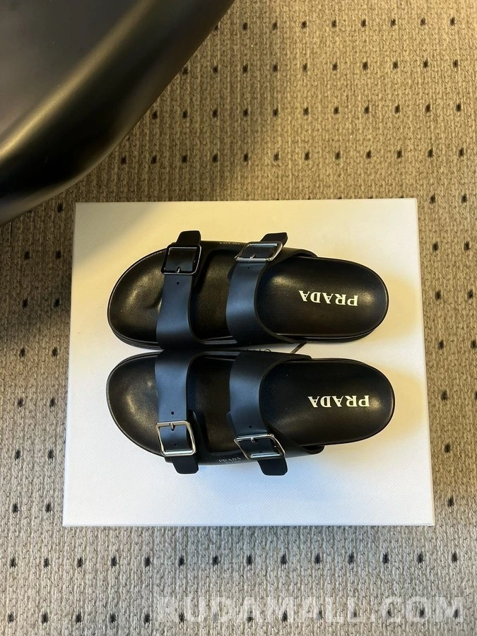 프라다 프라다 더블 버클 샌들 상세 이미지