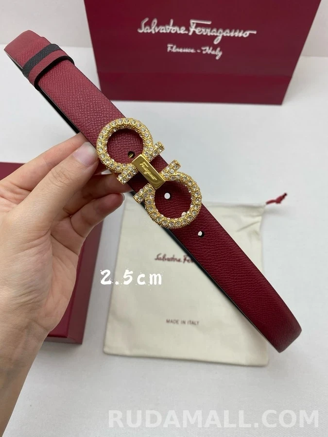 페라가모 페라가모 크리스탈 간치니 리버서블 벨트 상세 이미지