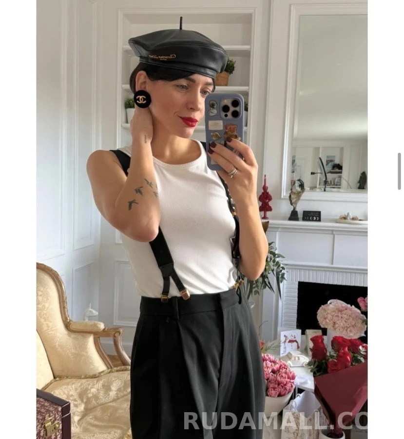 샤넬 샤넬 벨벳 로고 이어 클립 상세 이미지