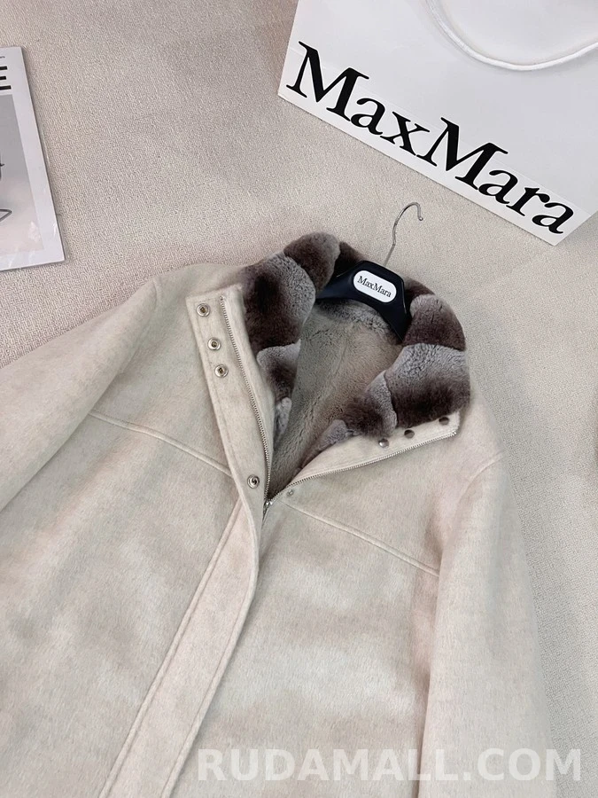 로로피아나 로로피아나 퍼 칼라 울 코트 상세 이미지