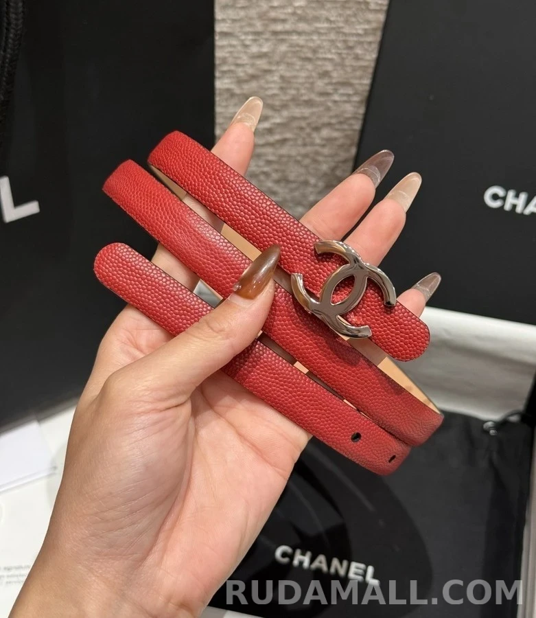 샤넬 샤넬 더블 C 로고 벨트 상세 이미지