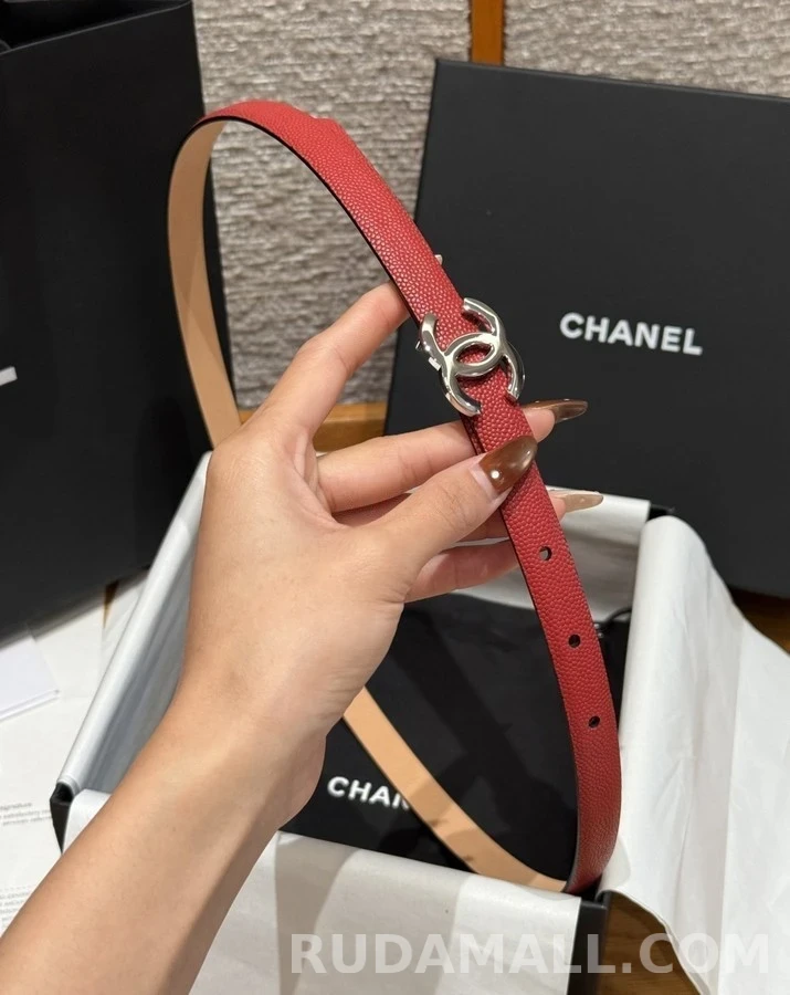 샤넬 샤넬 더블 C 로고 벨트 상세 이미지