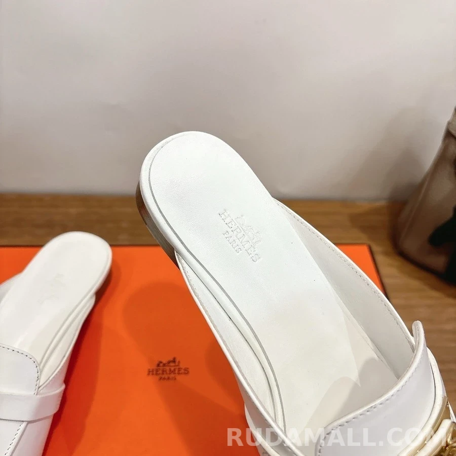 에르메스 에르메스 에클레르 H 로고 로퍼 뮬 상세 이미지