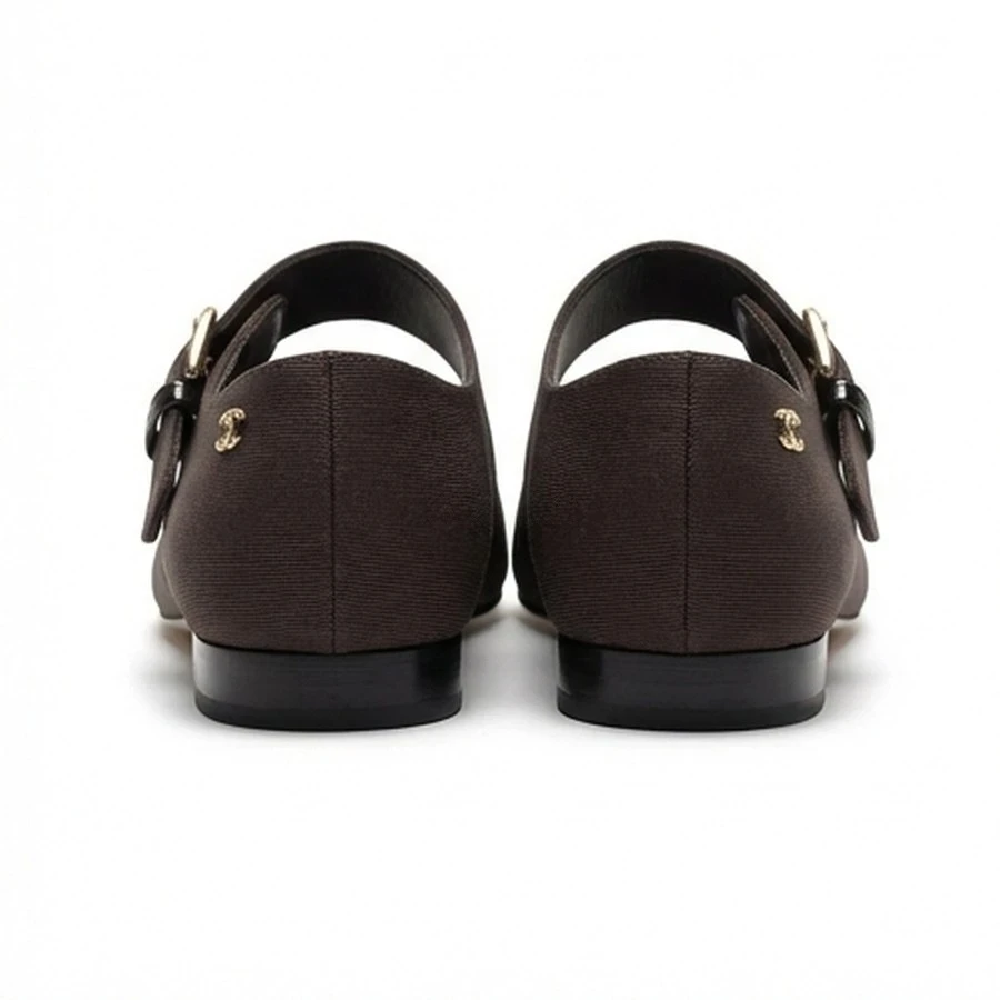 샤넬 샤넬 투톤 버클 마리 제인 플랫 상세 이미지