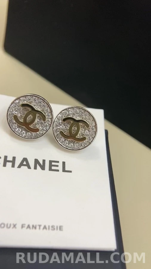 샤넬 샤넬 로고 라운드 귀걸이 상세 이미지