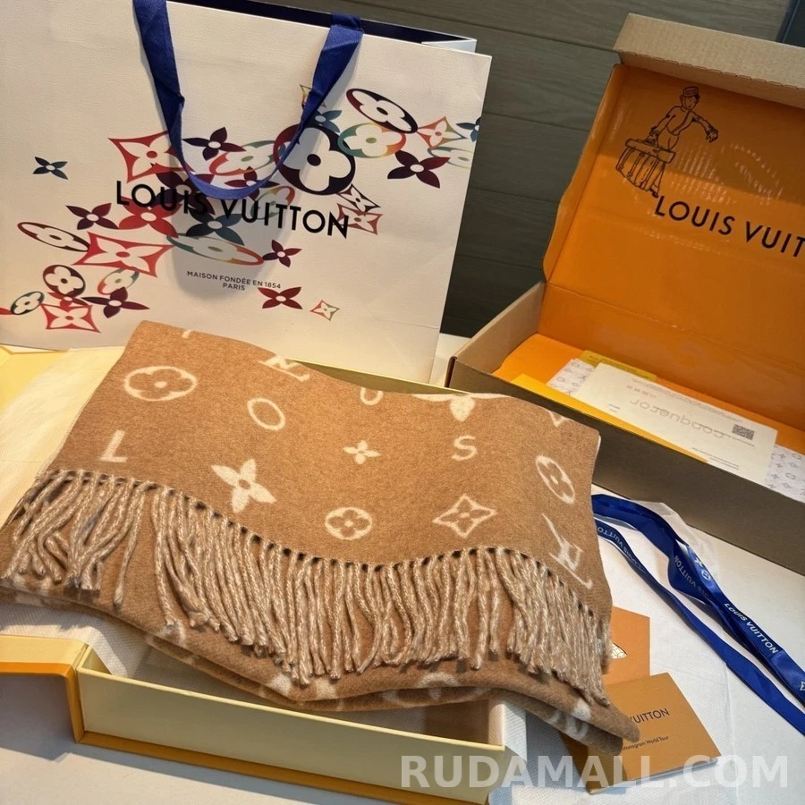 루이비통 루이비통 레이캬비크 모노그램 머플러 상세 이미지