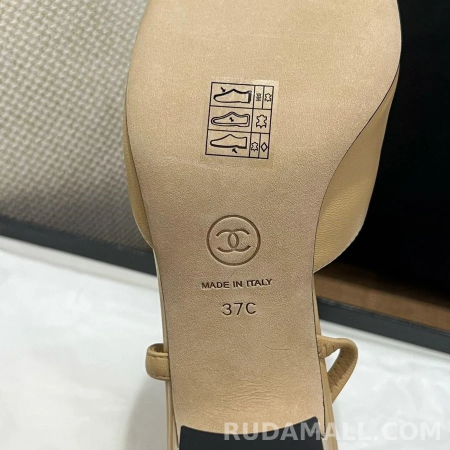 샤넬 샤넬 고트스킨 그로그랭 슬링 상세 이미지