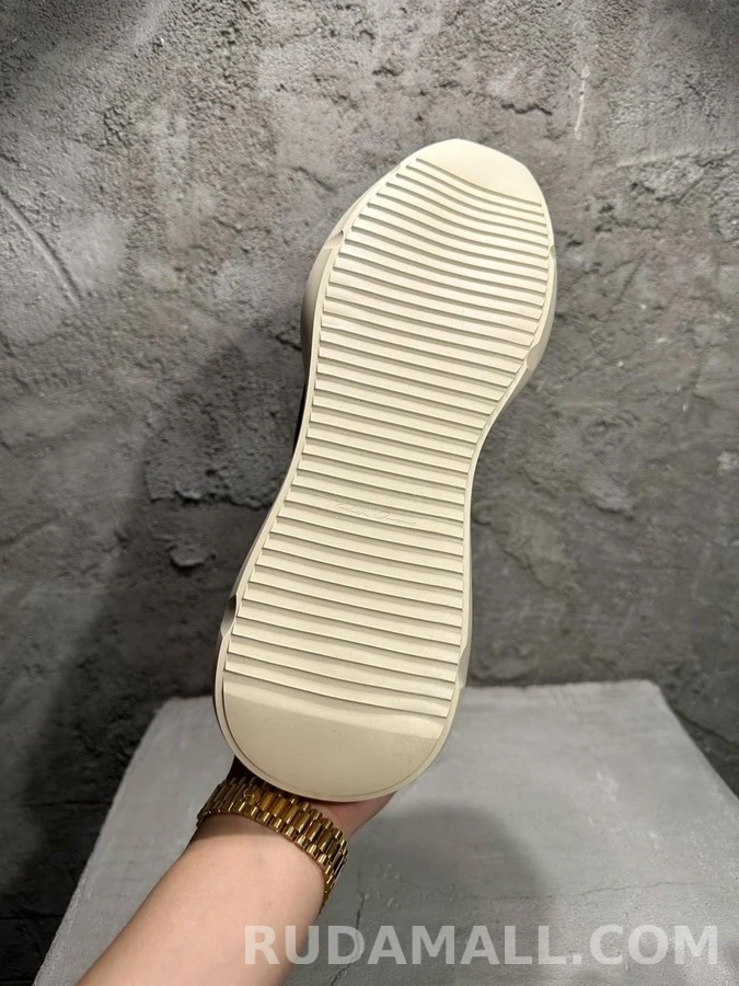 릭 오웬스 릭오웬스 리도 게스 풀 그레인 카프 레더 러너 상세 이미지