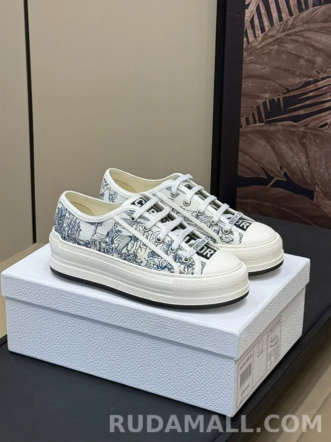디올 디올 Walk'n'Dior 플랫폼 스니커즈 Toile de Jouy 상세 이미지