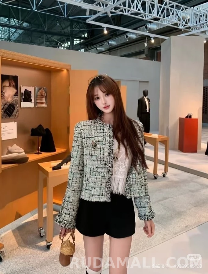 샤넬 샤넬 트위드 크롭 자켓 상세 이미지
