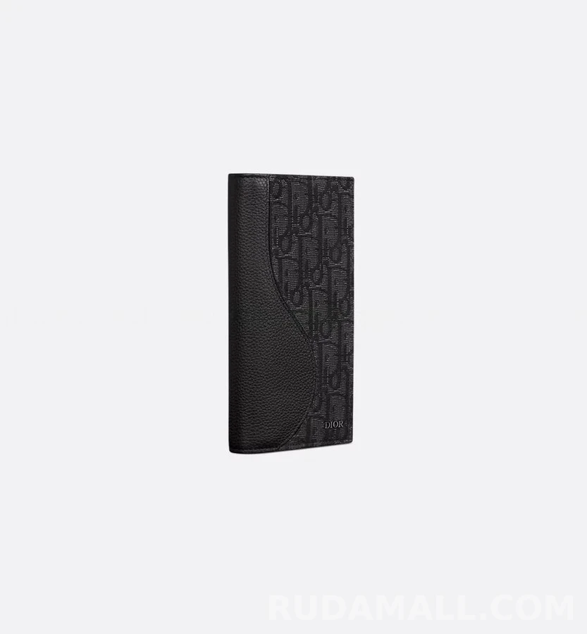 디올 디올 Saddle 버티컬 장지갑 Oblique 자카드 상세 이미지