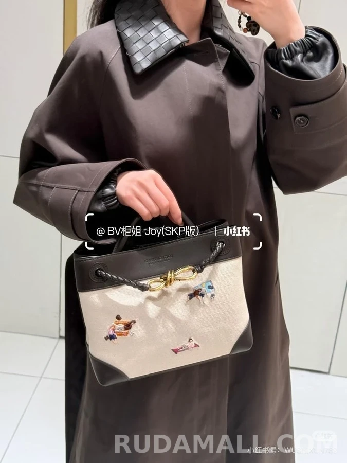 보테가베네타 보테가 베네타 위빙 레더 칼라 코트 상세 이미지