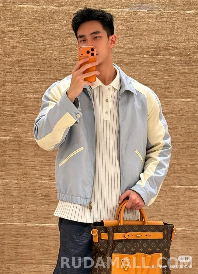 루이비통 루이비통 자수 배색 카라 자켓 상세 이미지