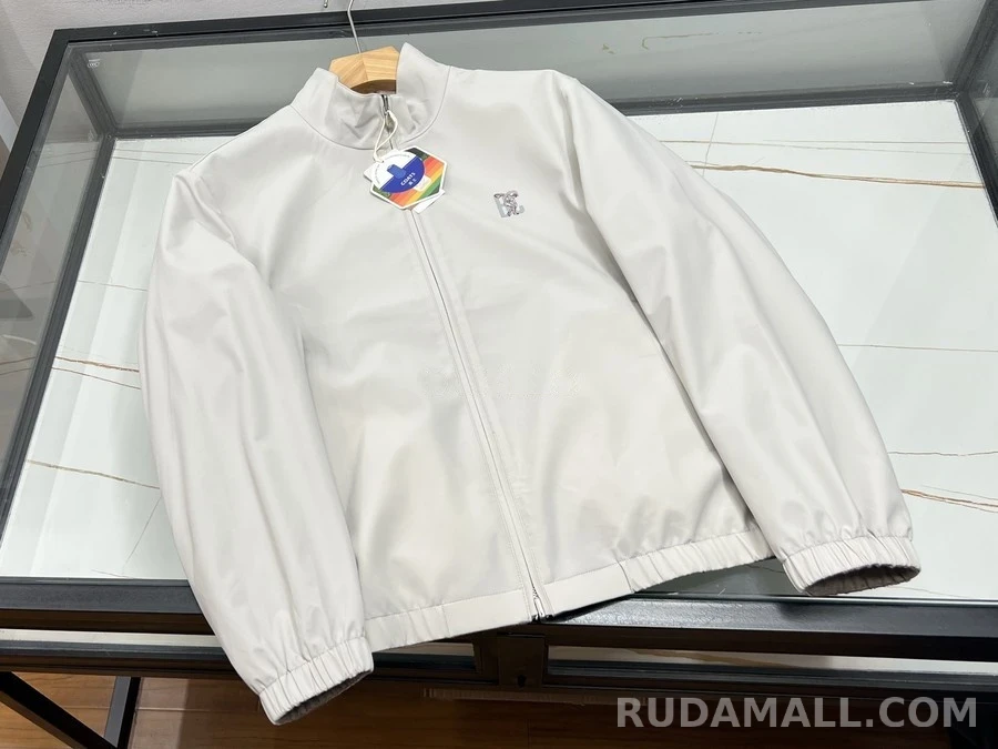 브루넬로 쿠치넬리 브루넬로 쿠치넬리 더블페이스 스탠드넥 자켓 상세 이미지
