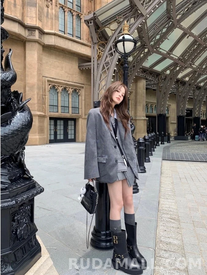 셀린느 셀린느 하네스 바이커 미드 부츠 상세 이미지